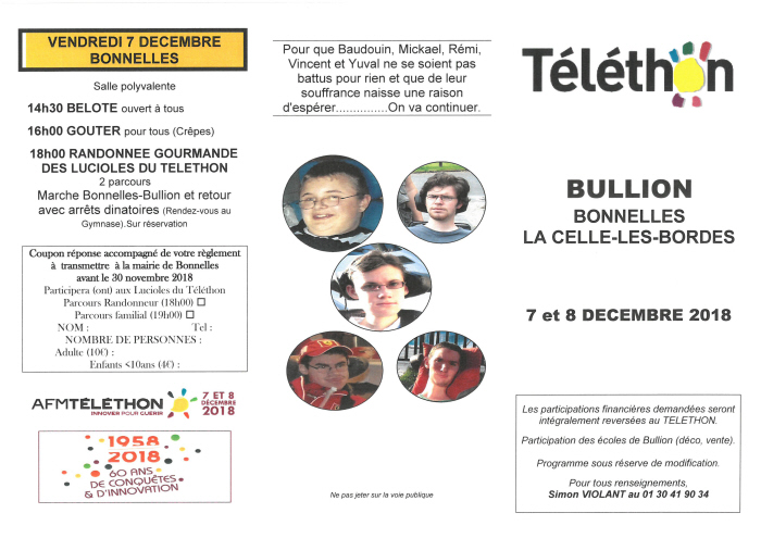 Téléthon 2018 Téléthon 2018