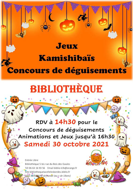 HALLOWEEN à la Bib 30/10/2021 HALLOWEEN à la Bib 30/10/2021