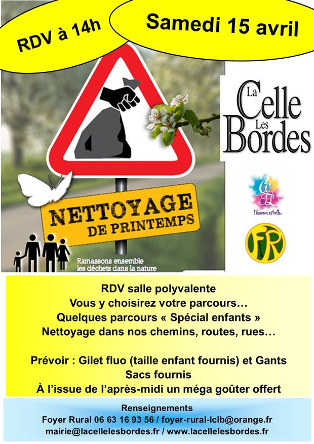 Nettoyage printemps 15 04 2023 14h