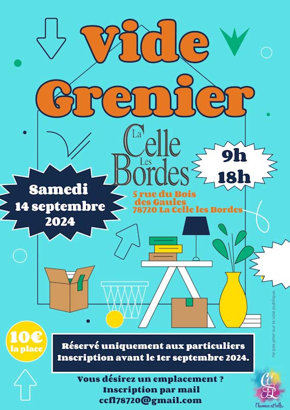vide greniers affiche 2024 vide greniers affiche 2024