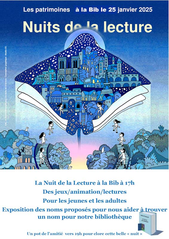 Nuit de la Lecture 25 janvier 2025